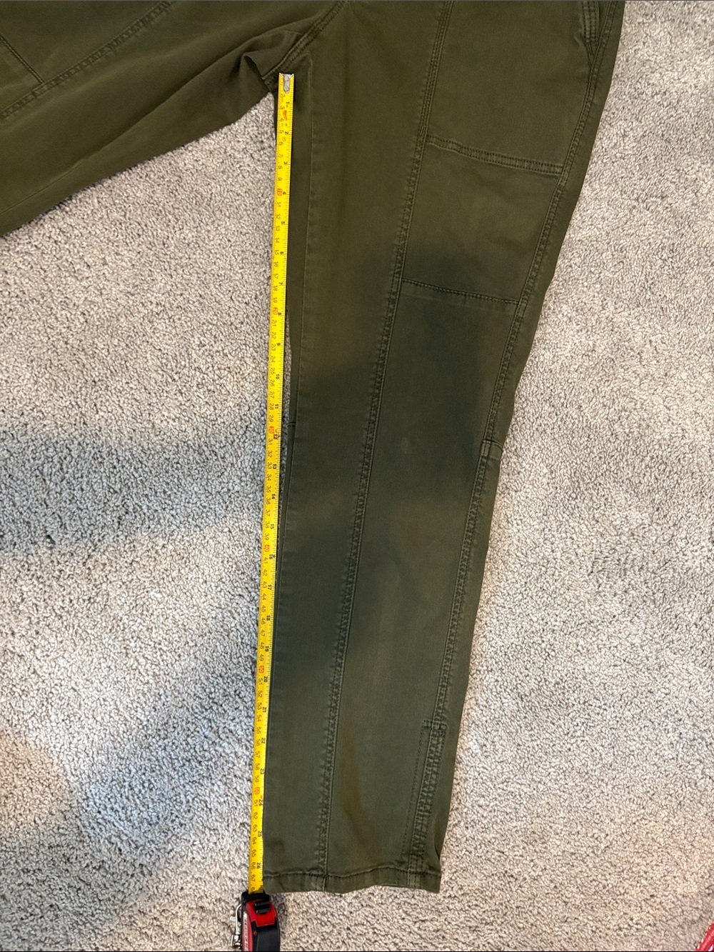 White House Black Market Olive Green Straight Leg Pants - Picture 10 of 11